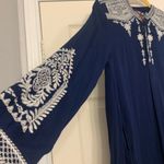 Johnny Was  Workshop Navy Embroidered Small Tunic.                         2868-R Photo 2