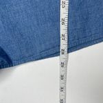 ZARA Denim Off Shoulder Raw Trim Knot Cut Out Playsuit Back Teardrop Romper Sm Photo 11