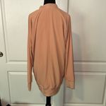 Zella  PEACH ORANGE LONG LINE ZIP UP STRETCH ATHLETIC YOGA JACKET Photo 2