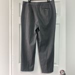 Talbots  Gray Cropped Dress Pants Slacks Mid Rise Stretch Unlined Career 14 Photo 2