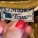 Moda Vintage style velour look and felt dress Photo 4