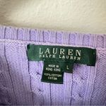 Ralph Lauren Vintage 90s Cable Knit Cropped Sweater Photo 3
