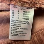 American Eagle  Corduroy Mini Skirt Women’s Size 6 Reddish Pink Super Stretch Photo 6