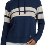 Faherty  Sunwashed Stripe Sunray Slub Midweight Organic Cotton Hoodie Photo 0