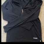 Columbia Woman’s Black  Collared quarter zip pullover Sweater Photo 4