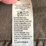 Lucky Brand Linen Blend Core Military Jacket, Sz Large Photo 10