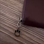 Salvatore Ferragamo  Brown embossed logo Leather Wallet full
Size Photo 6