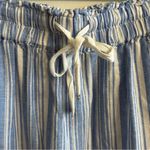 Lane Bryant  Shorts Women’s size 18/20 pull-on linen blend striped beach coastal Photo 2