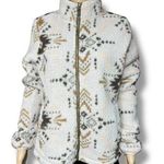 Avalanche Womens Full Zip Sherpa Fleece Jacket Sweatshirt Aztec Print Medium Photo 0