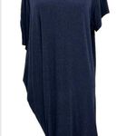 Kit and Ace Drape Wave Navy Blue Asymmetric T Photo 1
