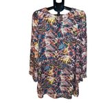 Love, Fire Smoldering A-Line Flare Sleeve Lined Dress Colorful Size XL Photo 5