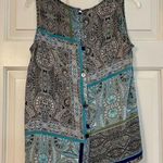 Artisan NY Sleeveless Paisley Dress Blouse Medium Photo 1