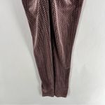 GSUWOO So Real Velvet Zip Front Jumpsuit V Neck Long Sleeve Form‎ Fitting Sexy Purple Size L Photo 13
