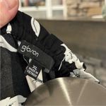 Gibson  Black and White Floral Blouse Photo 8