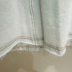 LIONESS Denim Mini Dress Strapless Button Front Light Wash Women's M Photo 7