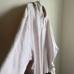 Adidas  Women’s Heavy Fit Hoodie Multi Sport (Sz XL)- Three Stripe Life- Cream Photo 7