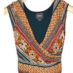Maeve x Anthropologie | Tamera Boho Wrap Midi Dress Multicolor Size S | EUC Photo 3