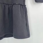 UpWest Womens‎ Dark Grey Long Sleeve 1/4 Zip Sweatshirt Mini Dress Extra Small Gray Size XS Photo 2