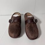 KLOGS brown leather comfort clogs wedge slide on shoe women size 8 M Photo 2