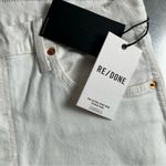 RE/DONE NWT White 90’s High Rise Loose Fit Denim Jeans Size 31 Photo 6