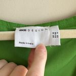 ASOS  Design Wrap Maxi Dress Balloon Sleeves with Green Florals, Green/Pink, 6 Photo 9