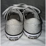Converse All Star Canvas Shoes Womens Size 10 Gray Marled Low Top Chuck Taylors Photo 4