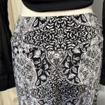 Artisan NY  Black Paisley Print Maxi Skirt Boho Flowy Bohemian Vacation Resort M Photo 7