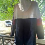 Tommy Hilfiger  Red and White Windbreaker Jacket Lightweight Athletic Style Photo 1