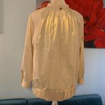 Badgley Mischka  Metallic Gold Tan Thin Jacket Size Small S Photo 5