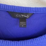 Guess Lana Ribbed-Knit Bodycon Dress MEDIUM BLUE Tanzanite Short Sleeve Photo 13