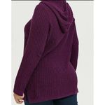 Torrid  Rib Tunic Women’s Hoodie Sweater Plum Purple 4X READ Photo 4