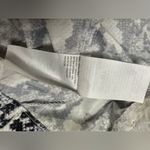 Susan Graver  Gray White Snake Print Wind Breaker Hood Cinch Waist Pockets Size L Photo 8