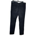 Soho ‎ Women's Jeans Mid-Rise Stretch Fitted Skinny Denim Wash Black Plus Size 32 Photo 9