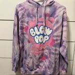 Retro Tootsie Blow Pop Graphic Tie Dye Purple Sweatshirt Y2K Size M Photo 1