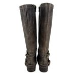 FREEBIRD by Steven Irish Tall Leather Riding Boots Triple Buckle Strap 6 Brown Photo 11