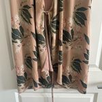 Babaton Aritzia  Pink Green Floral Wrap Dress S Photo 3