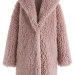 Chicwish Feeling of Warmth Faux Fur Longline Coat in Mauve Photo 0
