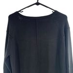 French Connection ‎ Black Long Sleeve Sweater Dress Size S Gold Zippers Photo 7