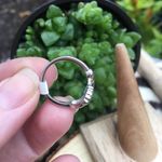 Sterling Silver Baby Feet Ring Size 6 Silver Photo 3