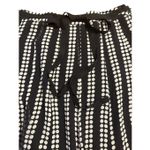 Uniform John Paul Richard Polka Dot Crepe Skirt 100% Silk Womens Size 10 Black Photo 1