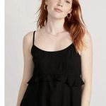 Old Navy Layered Frill Cami Tank Top Black Size Medium NWT Photo 7