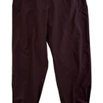 Old Navy Sz L Mid Rise StretchTech Joggers Pants Seam Front Plum Wine Stretch Photo 0