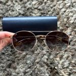 Warby Parker fisher polished gold sunglasses Photo 0