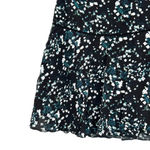 Aritzia  Sunday Best Zelda Mini Skirt Flower Print Eyelet Lace‎ Black Blue Size 4 Photo 5
