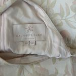 Gal Meets Glam Women’s Evelyn Sea Holly Jacquard Pink Floral Halter Neck Dress Photo 4