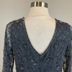 JKara Beaded Chiffon Long Sleeve A Photo 5