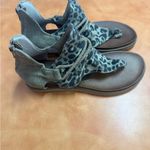 Very G  Tan and Black Leopard Sandals Photo 1