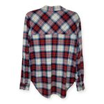 Passport Red/Navy Plaid Button Photo 1