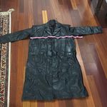 Brand new Women's Black faux Leather Coat Size 4X Photo 0