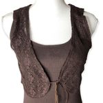 Speechless Lots of Love By Ribbed Tank Top & Lace Cardigan Set Photo 39